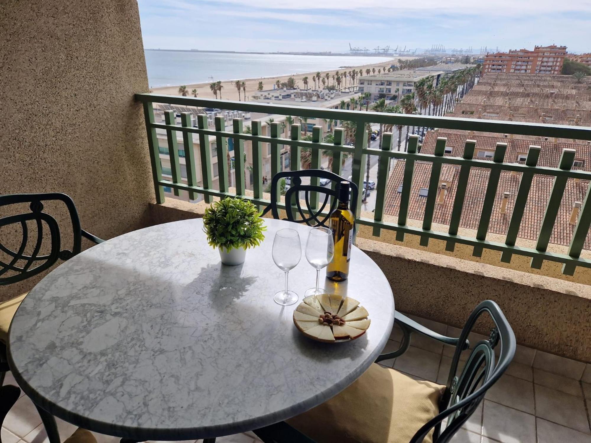 Apartamento Primera Linea De Playa Patacona บาเลนเซีย ภายนอก รูปภาพ